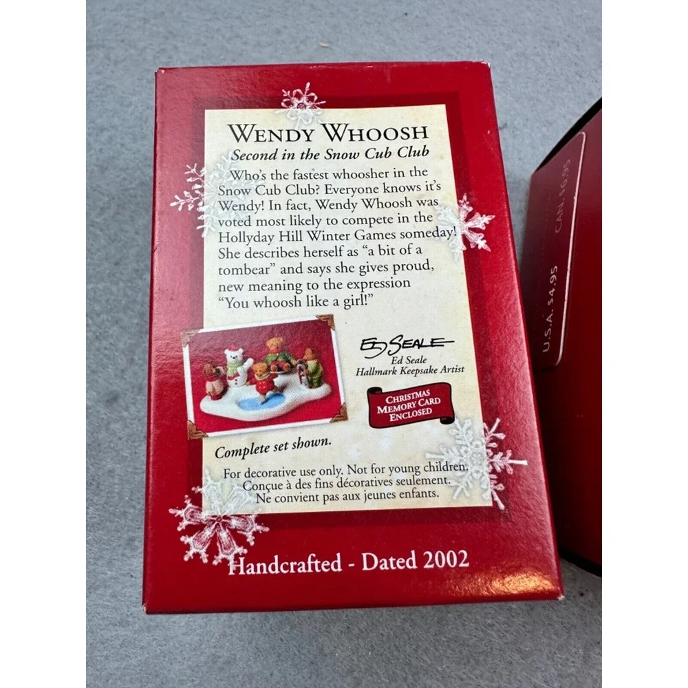 Hallmark Keepsake 100th Anniversary of the Teddy Bear Hollyday Hill Complete NEW